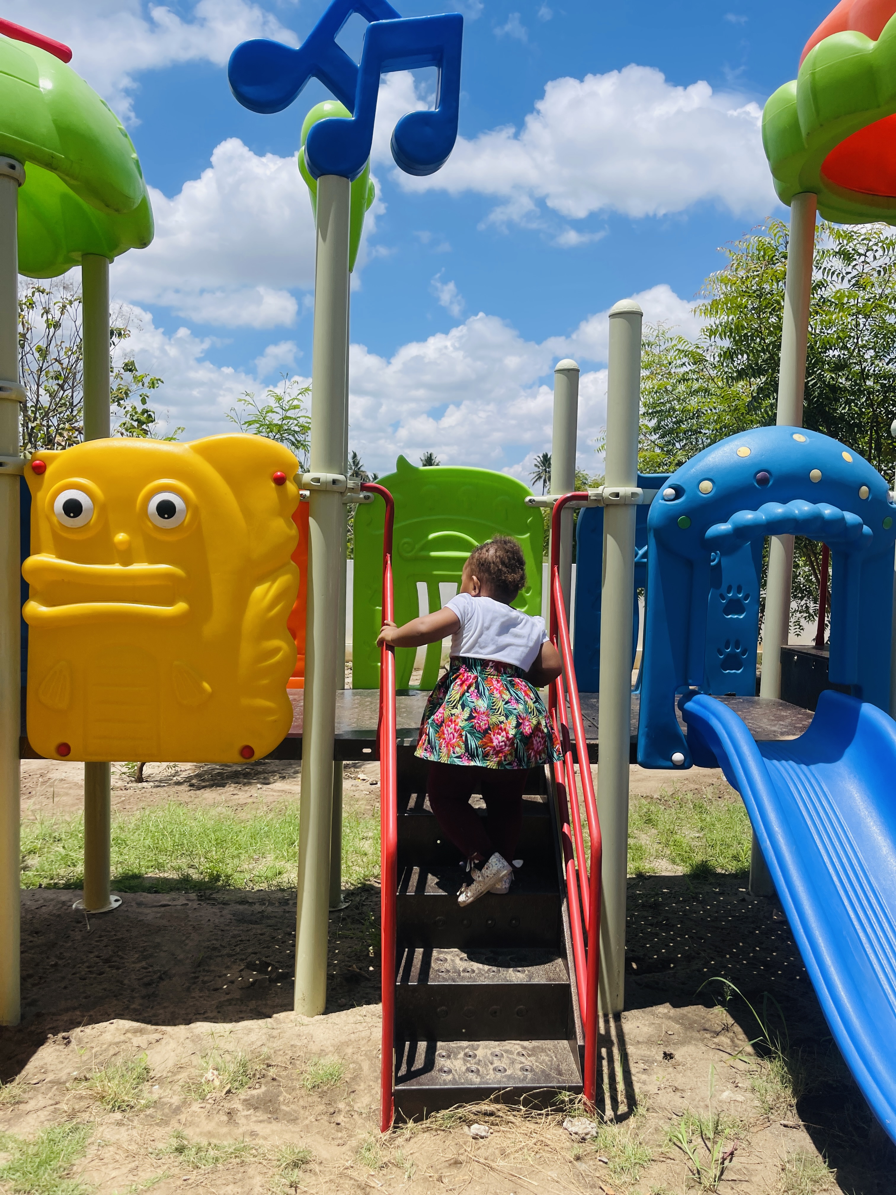 Children Playing Outdoors at Daycare